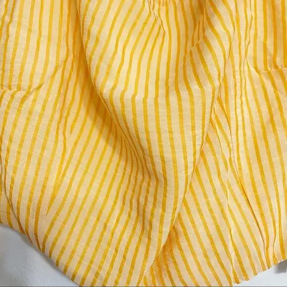 NWT Revolve x LPA Acerra‎ Yellow Striped Crop Top - Picture 8 of 10